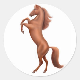 Adesivo Redondo Coro de Castanheiro com Gado