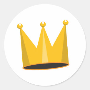 Adesivo Redondo Coroa