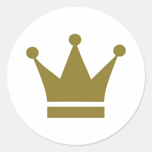 Adesivo Redondo Coroa (Frente)