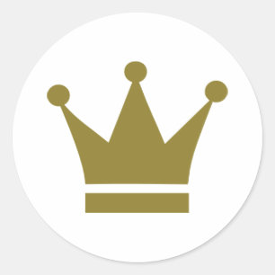 Adesivo Redondo Coroa
