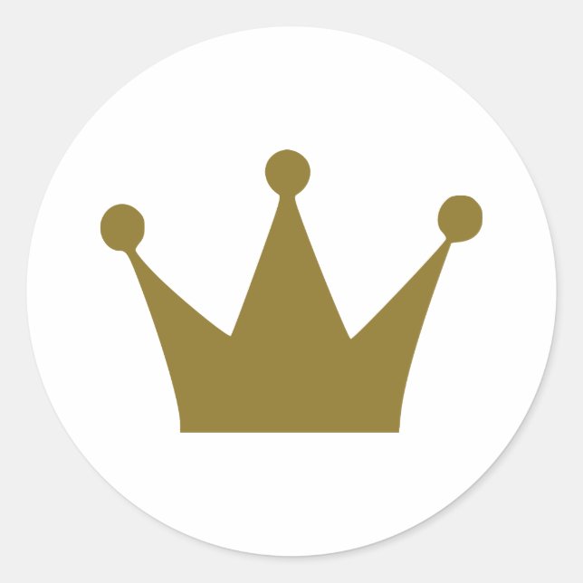 Adesivo Redondo Coroa (Frente)