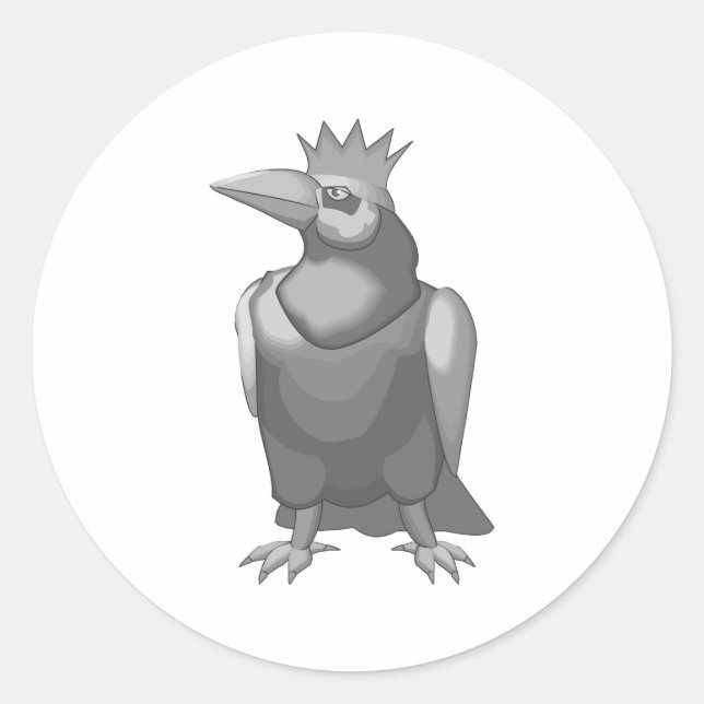 Adesivo Redondo Coroa coroada (Frente)