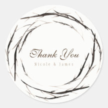 Coroa de Galhos Gravetos Ramos Rústicos Favor Pers