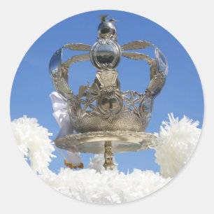 Adesivo Redondo Coroa do Espírito Santo