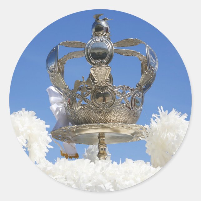 Adesivo Redondo Coroa Espírito Santo (Frente)