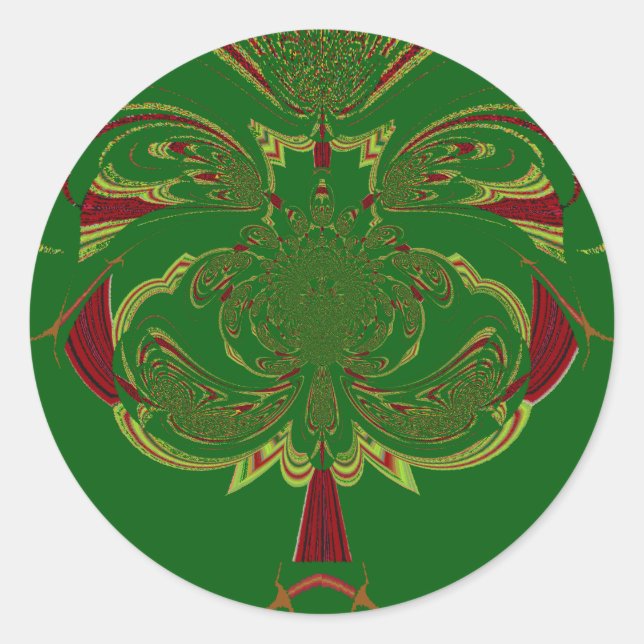 Adesivo Redondo Coroa Verde (Frente)