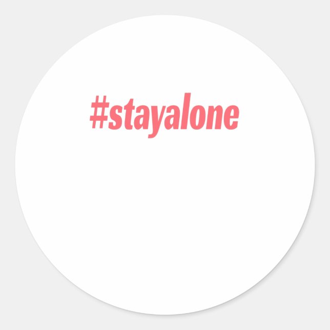 Adesivo Redondo Corona Crisis Fique Em Casa Salvar Vidas (Frente)