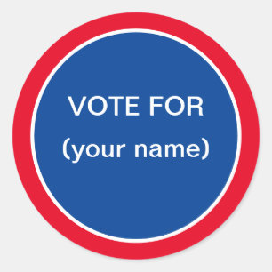 Adesivo Redondo Corpo Estudantil de Voto