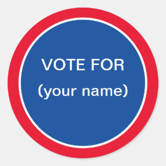 Adesivo Redondo Corpo Estudantil de Voto