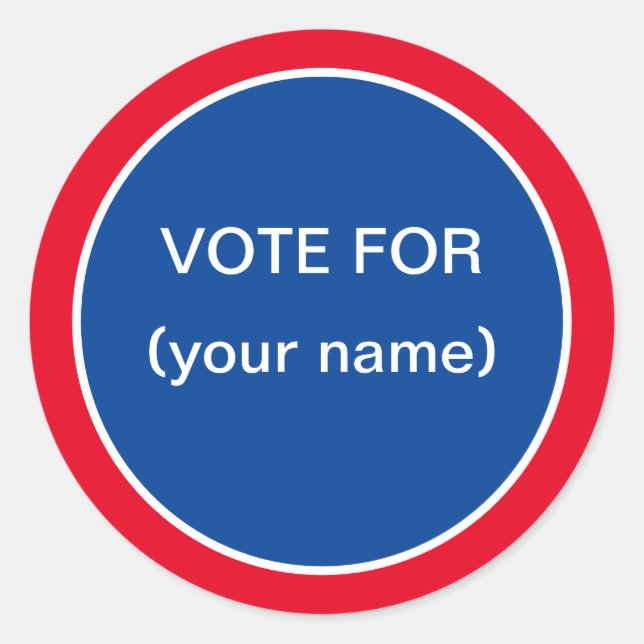 Adesivo Redondo Corpo Estudantil de Voto (Frente)