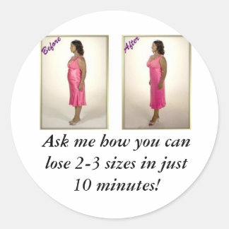 Adesivo Redondo Corpo Magic Sticker