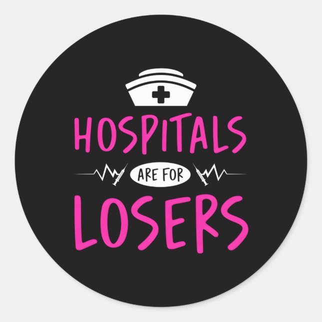 Adesivo Redondo Correções Enfermeiras Penitenciárias (Frente)