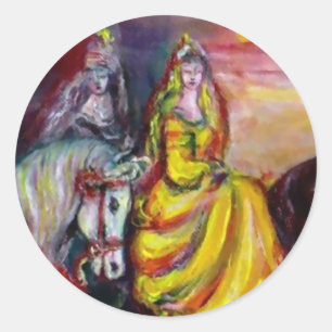 Adesivo Redondo CORREDORES NO Detalhe da NOITE