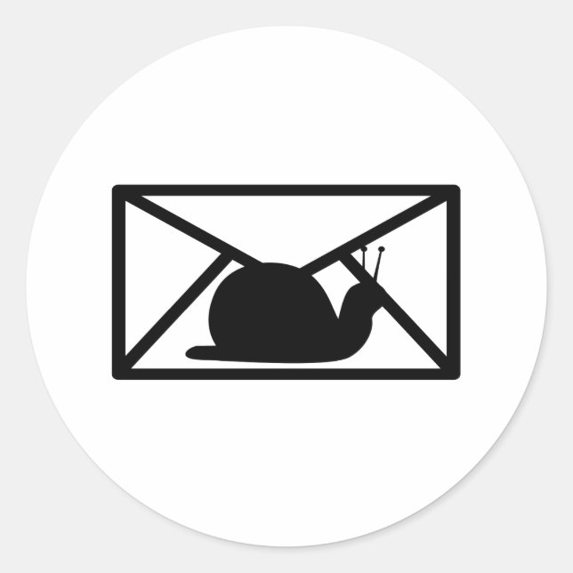 Adesivo Redondo correio (Frente)