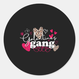 Adesivo Redondo Correspondência Dia dos Namorados Galentines Gang