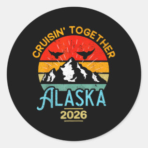 Adesivo Redondo Correspondência Família Amigos e Grupo Alaskan Ala