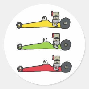 Adesivo Redondo Corrida de Arrasto