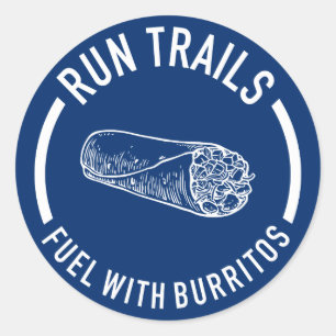 Adesivo Redondo Corridas, Combustível Com Burritos
