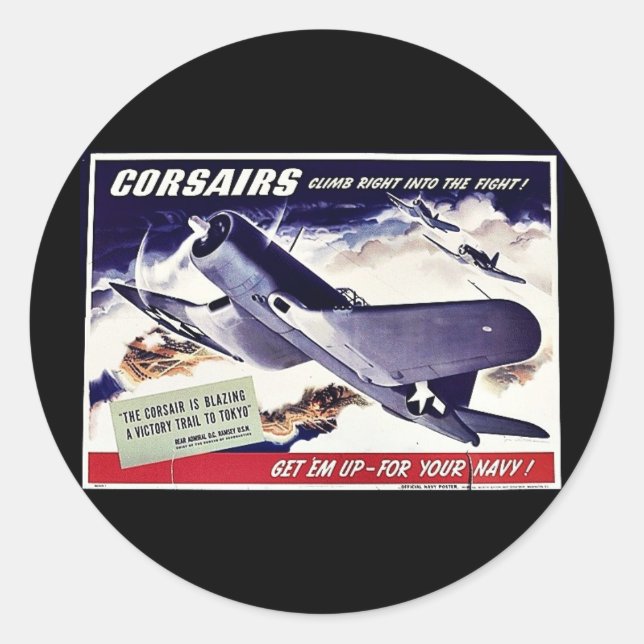 Adesivo Redondo Corsairs (Frente)
