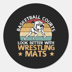Adesivo Redondo Cortes De Basquete Parecem Melhores Com Lutas