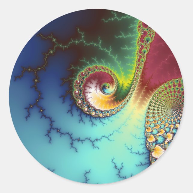 Adesivo Redondo Cortex Visual (Frente)