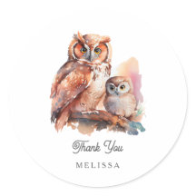 Coruja Bonita Obrigado