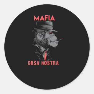 Adesivo Redondo Cosa Nostra