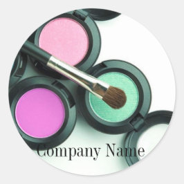 Adesivo Redondo cosmetólogo Eyeshadow cosmética maquiadora
