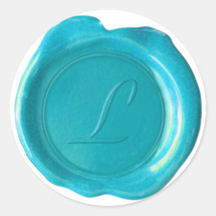 Adesivo Redondo Costume de WSM - Courtney - L - azul do Aqua