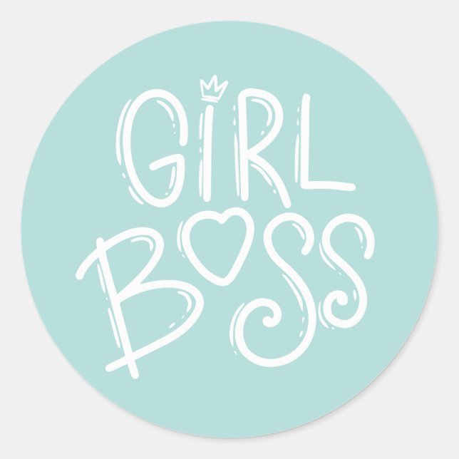 ADESIVO REDONDO COTAS DE AFIRMAÇÃO DO AUTOAMOR DA GAROTA (Frente)