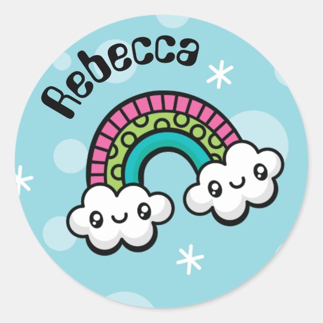 Adesivo Redondo Cotovelos Totalmente Bonitos (Frente)