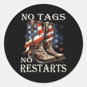 Adesivo Redondo Country Music Line Dance No Tags No Restart (Dança