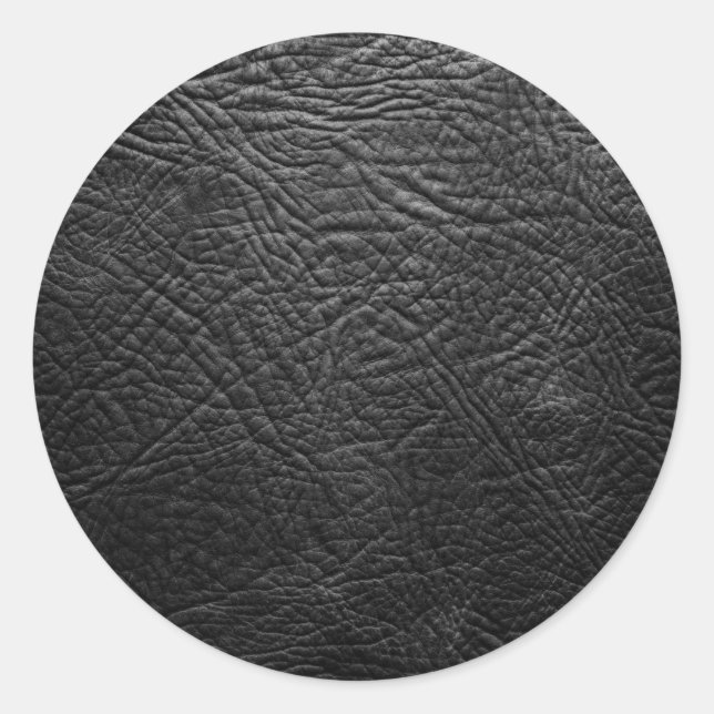 Adesivo Redondo Couro (Frente)