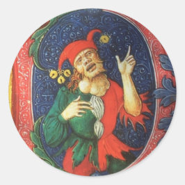 Adesivo Redondo Court Jester