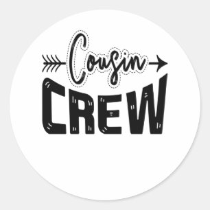 Adesivo Redondo Cousin Crew