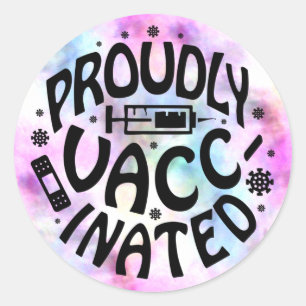 Adesivo Redondo Covid19 Coronavirus Dissolução TieDye