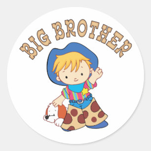 Adesivo Redondo Cowboys Big Brother