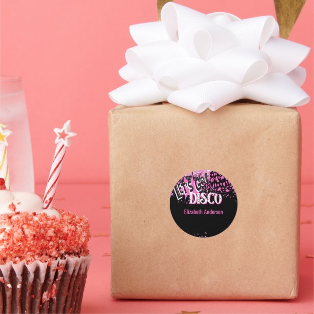 Adesivo Redondo Cowgirl Disco Despedida de Solteira Vamos Última R (Festa)