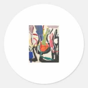 Adesivo Redondo Cozinha Abstrato de pintura Hankamer Artjunkhaus A