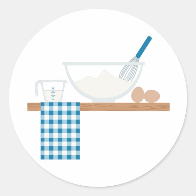 Adesivo Redondo Cozinhar (Frente)