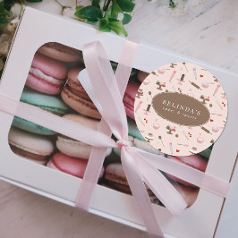 Adesivo Redondo Cozinhar de panificação de Utensílios para panific