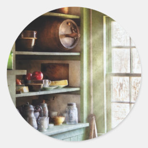 Adesivo Redondo Cozinheiro chefe - necessidades da cozinha