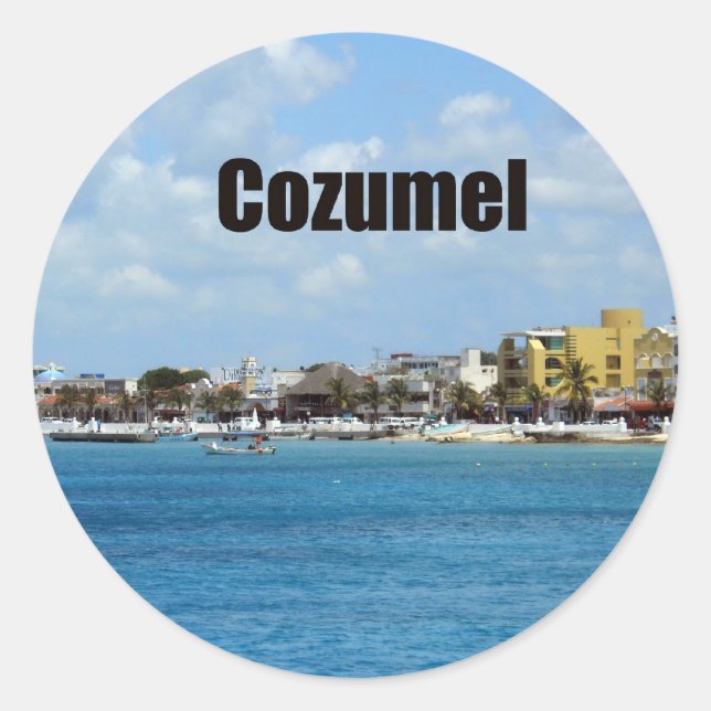Adesivo Redondo Cozumel (Frente)
