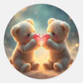 Adesivo Redondo Cozy Companions -