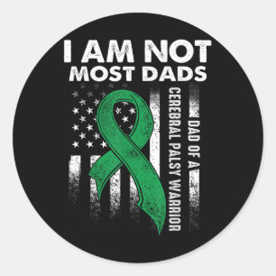 Adesivo Redondo Cp - Consciência Cerebral Sensibilização Para A Ma