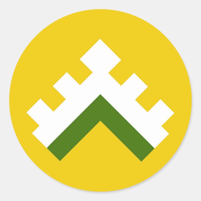 Adesivo Redondo Crachá de Hartwood Populace (Frente)