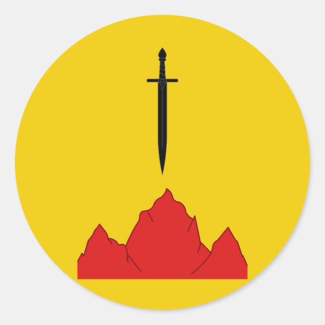 Adesivo Redondo Crachá de Isenfir (Frente)