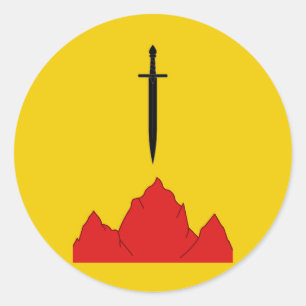 Adesivo Redondo Crachá de Isenfir