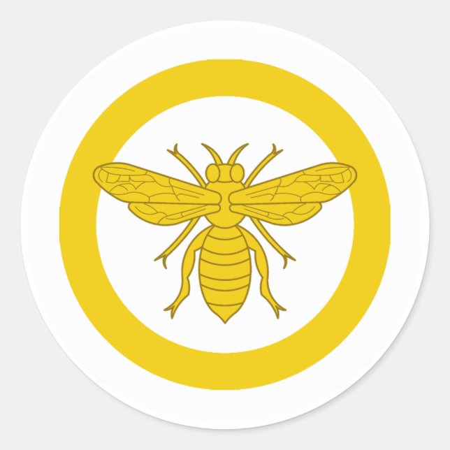 Adesivo Redondo Crachá de Marion Glen Populace (Frente)