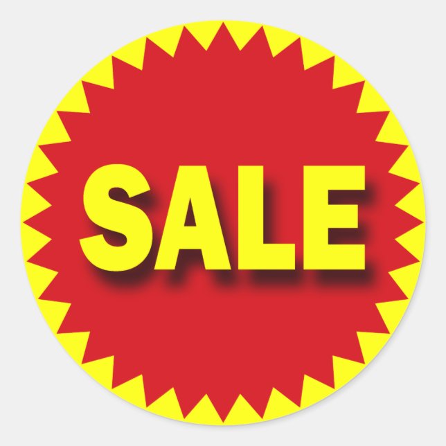 ADESIVO REDONDO CRACHÁ DE VAREJO - VENDA (Frente)